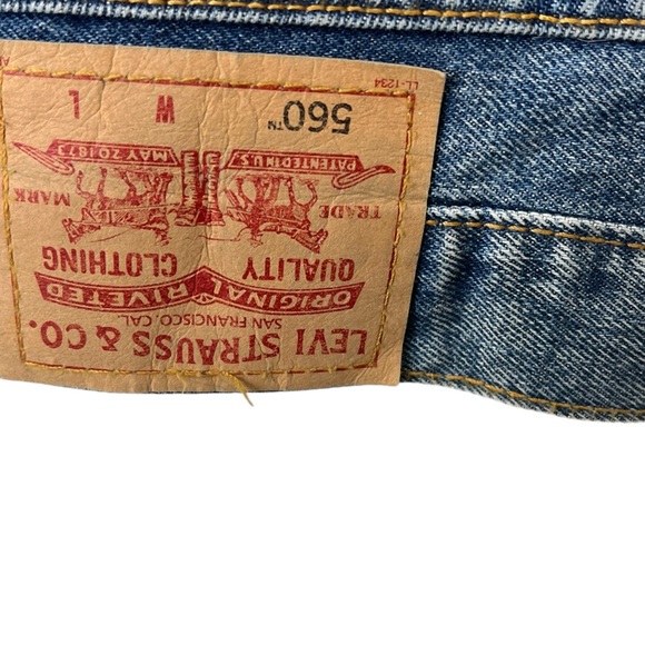 LEVI STRAUSS & CO. JEANS SIZE 54β WAIST LENGTH 30β LONG. RELAX FIT. VERY NICE. - Picture 4 of 13